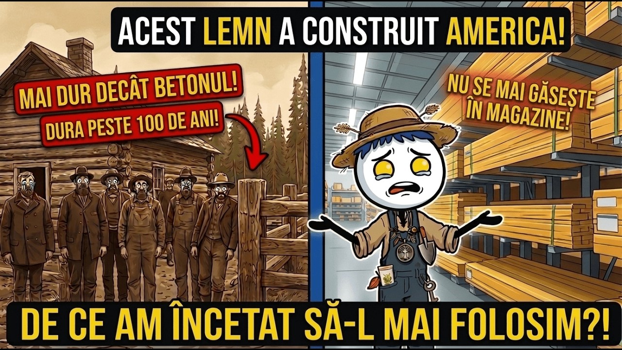 Acest lemn e mai tare decât betonul. Durează 100 de ani. De ce au încetat să-l folosească?