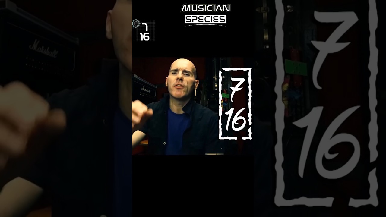 7/16 Time Signature Quick Overview #oddtimesignatures  #oddtimesignature #oddmeter #7/16