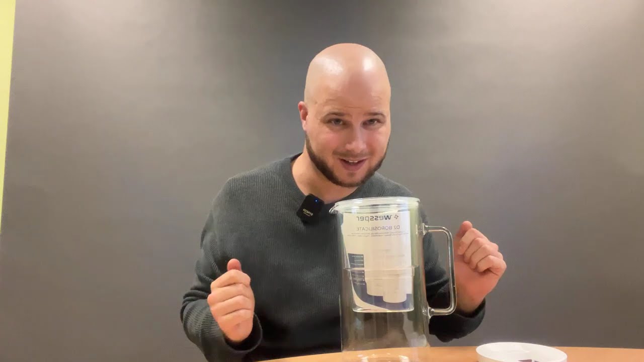 Filtrační konvice Wessper D2 Borosilicate AquaMax, 3,3 l
