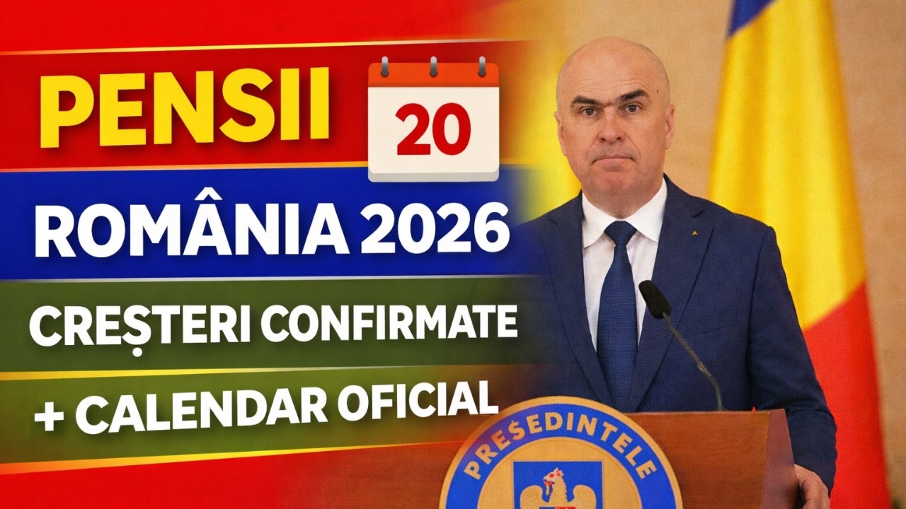 Din 20 Februarie: Pensii România 2026 Creșteri Confirmate + Calendar Oficial