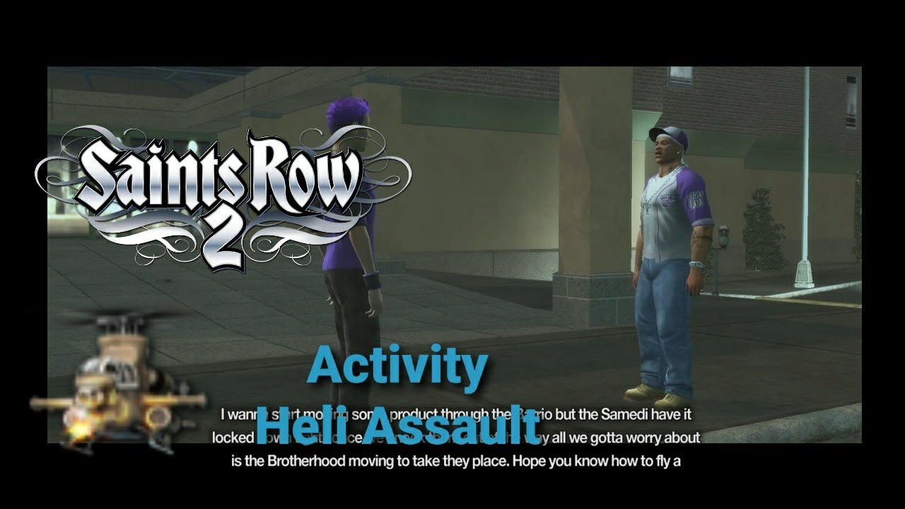 Saints Row 2 - Activity - Heli Assault [Barrio District]