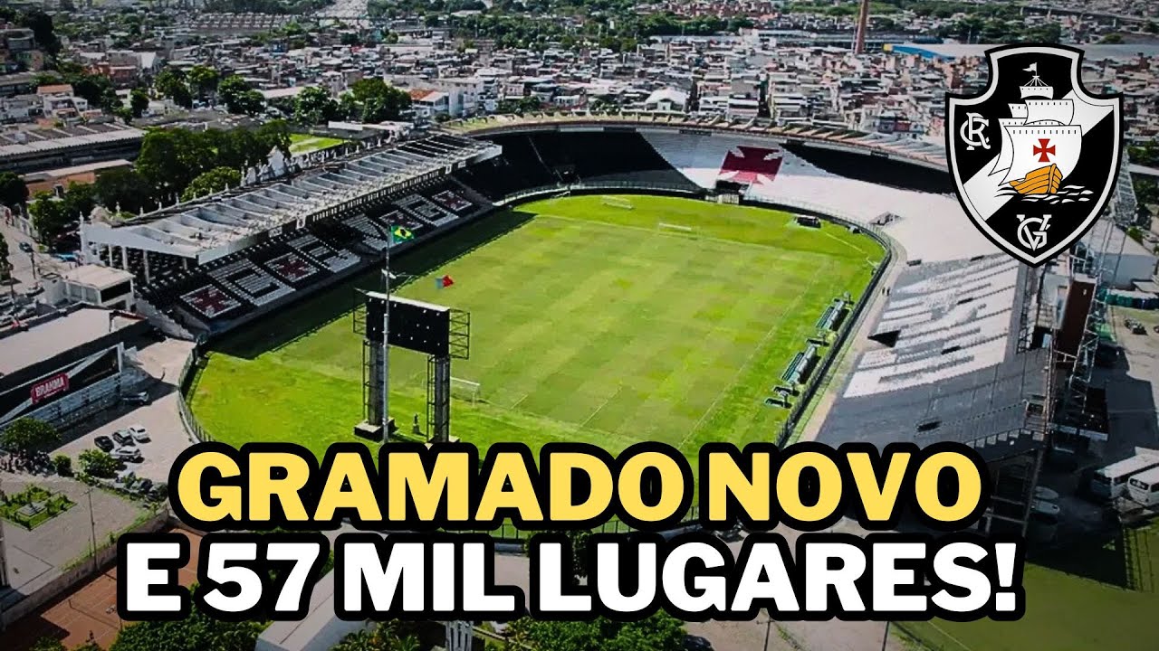 Vasco troca gramado de São Januário e busca REFORMA de R$ 500 MILHÕES! 57 mil lugares na NOVA arena!
