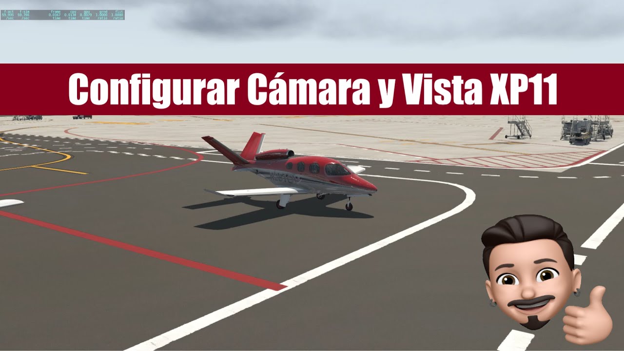 Configurar Cámara y Vista | XP11