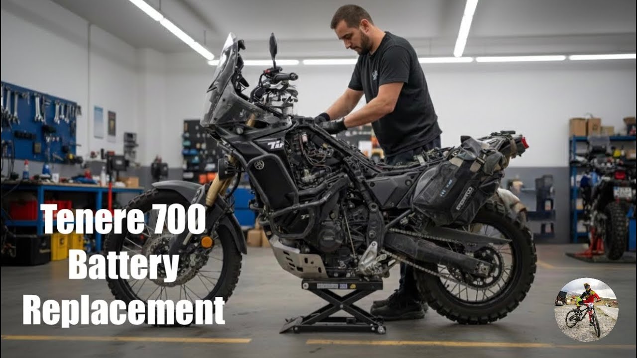 Yamaha Tenere 700 World Raid | Замена аккумулятора | Литиевый апгрейд LiFePO4