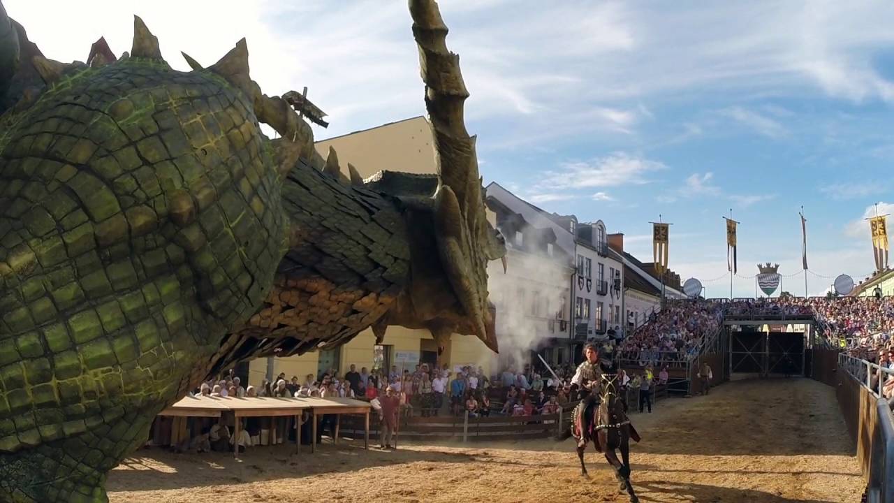 Ritter sticht Drachen neu