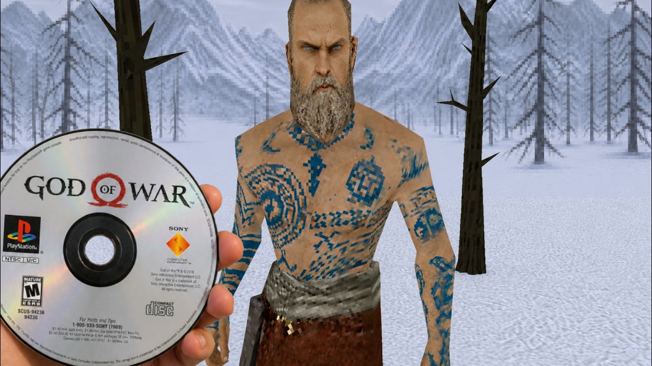 I Built God of War on a Real PS1