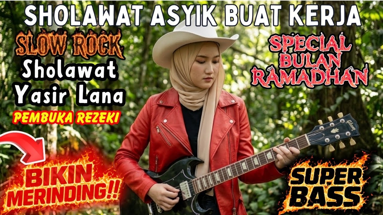 💥KUMPULAN SHOLAWAT PALING MENENANGKAN | VERSI SLOW ROCK | EDISI RAMADHAN  ⚡SHOLAWAT PILIHAN | MERDU