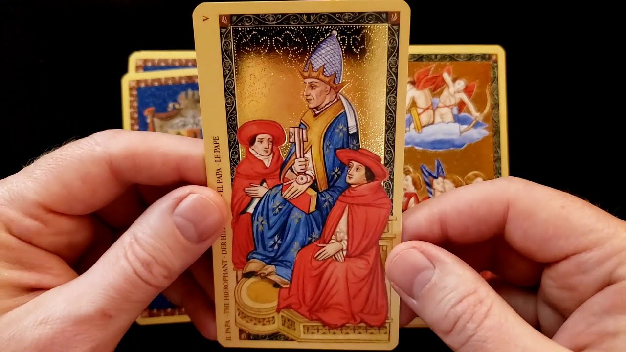 Golden Tarot of the Renaissance Lo Scarabeo Flip Through