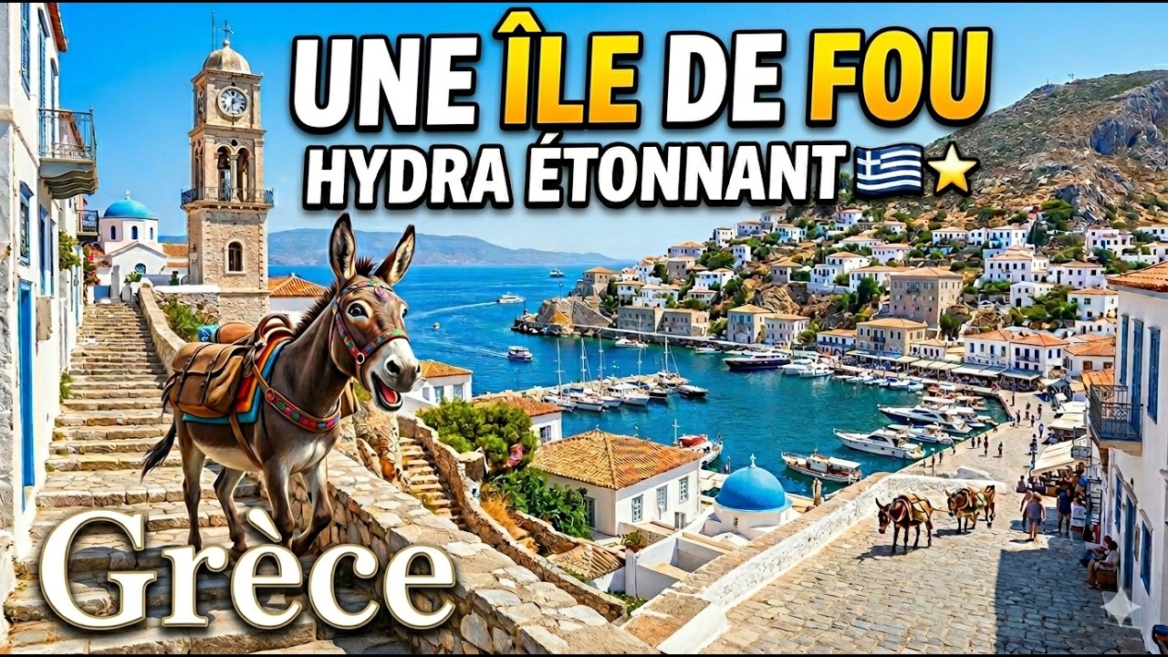 Sous le soleil de la magnifique île d'Hydra (Grèce 2019)