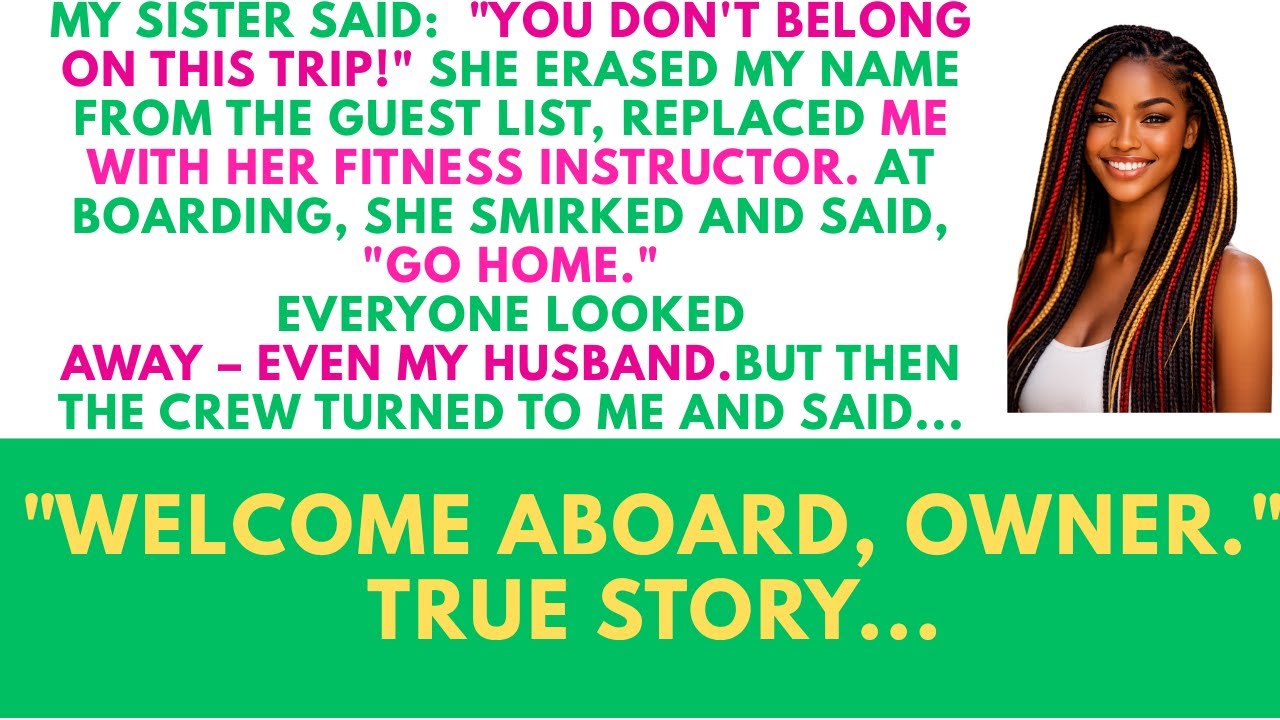 My Sister Said I Couldn’t Join the Cruise — The Staff’s Greeting Shocked Everyone