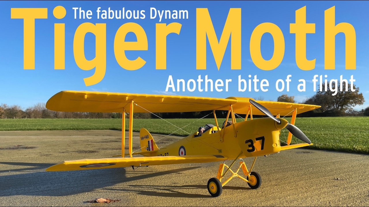 Dynam Tiger Moth flight two 2nd December 2025