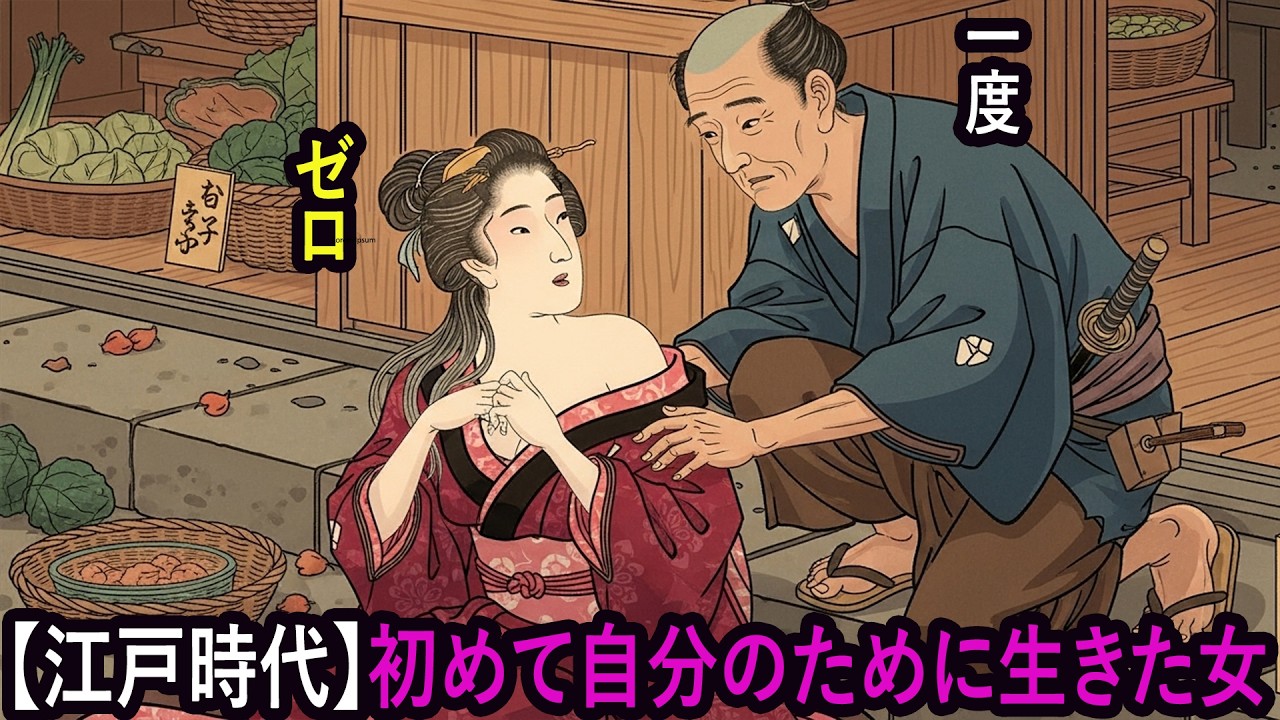 【江戸時代】50歳で恋に落ちた後家──周囲の反対を押し切って再婚した女の幸せ