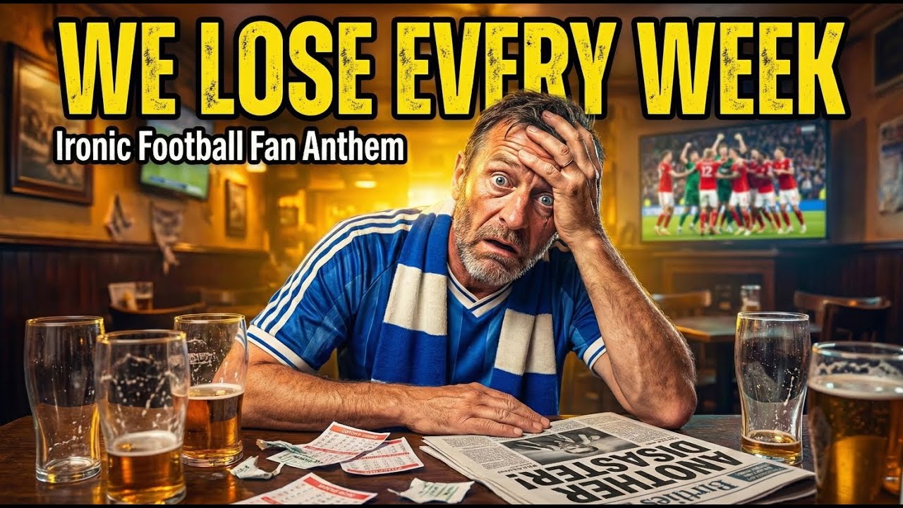 🔥⚽ “We Lose Every Week” – The Ironic Football Fan Anthem for Defeats, Loyalty & Loud Singing ⚽🔥