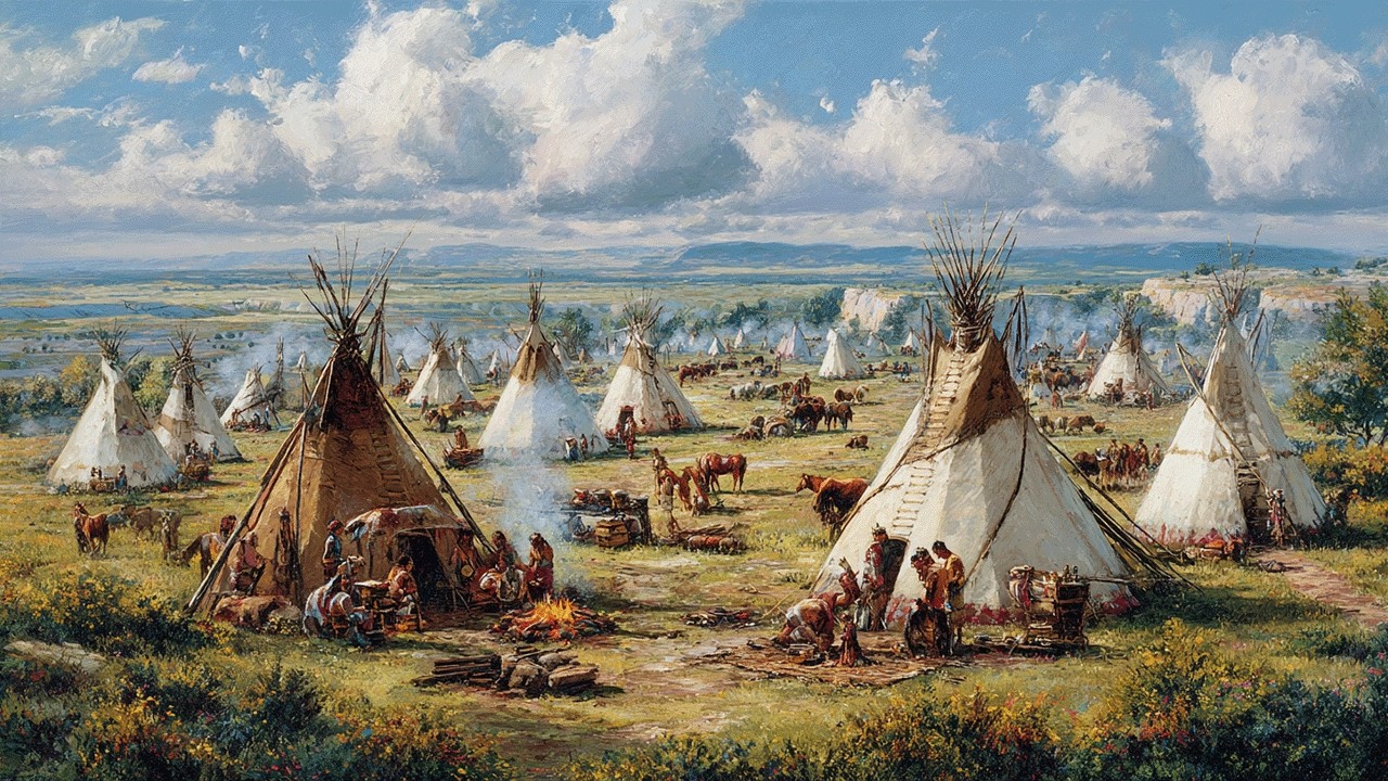 A Day in the Life of a Lakota Camp 300 Years Ago