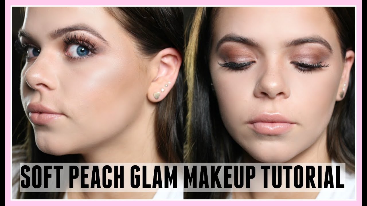 SOFT PEACH GLAM MAKEUP TUTORIAL | Griffin Arnlund
