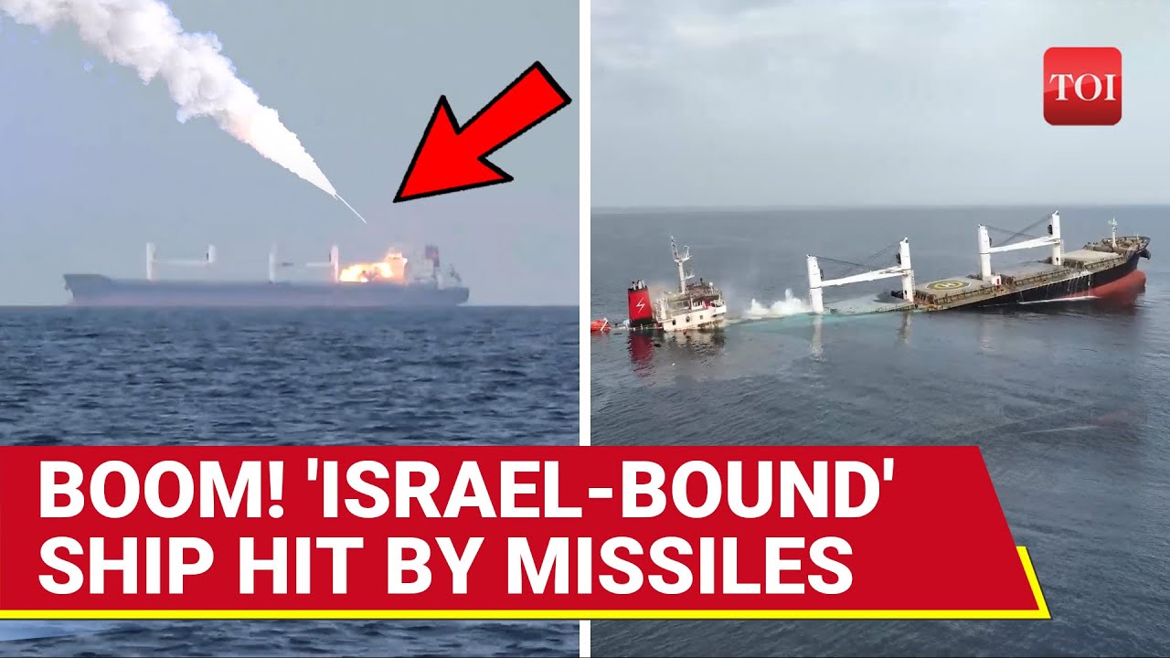 UNMISSABLE VIDEO: Israel-Bound’ Ship BLOWN UP; Missiles, Drones Slam Into Eternity C In Red Sea
