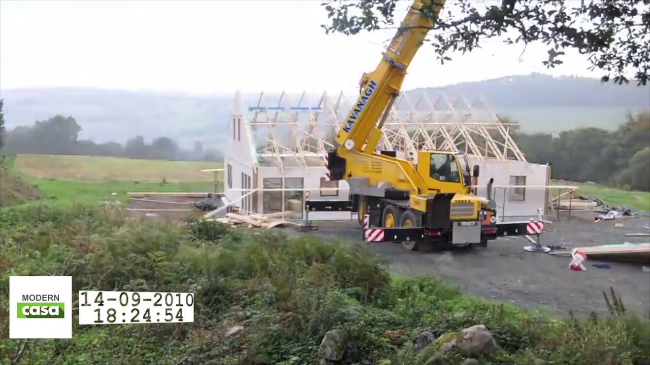 La costruzione di una casa passiva in Irlanda (timelapse)