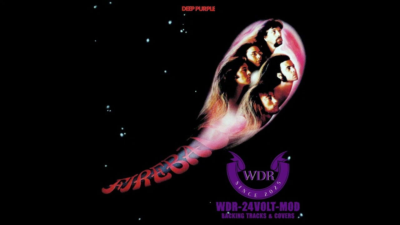 Deep Purple - Fireball (Backing Track) No Guitar