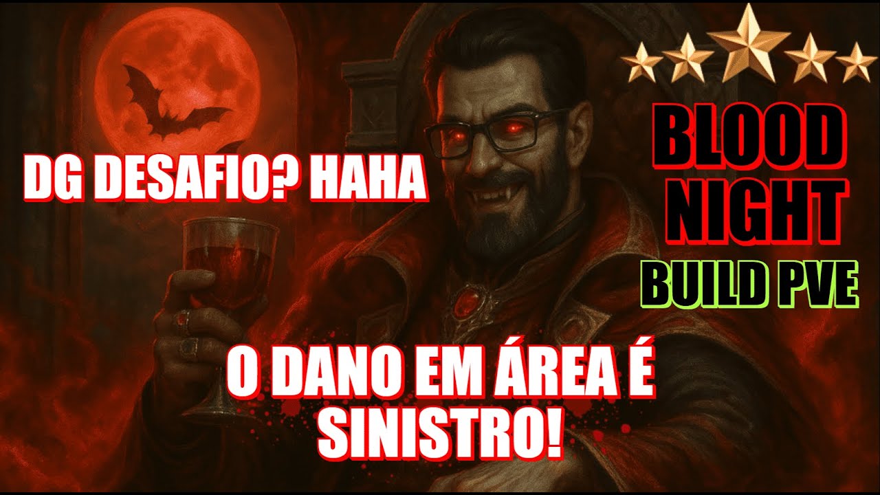 A Build PVE MAIS FORTE do Cavaleiro Sangrento! BK é META! | Diablo Immortal
