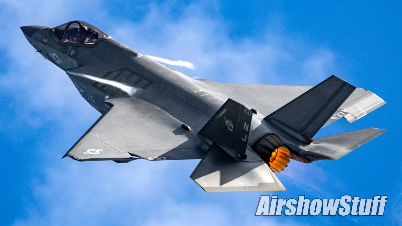 In the Pyro Field! F-35C Lightning II Demo - EAA AirVenture Oshkosh 2023