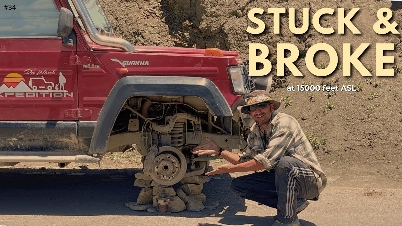 EP 34| First brake failed later wheel came out | Stuck at 15000 feet in Langza 