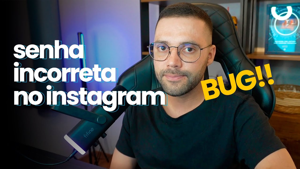 Instagram dando senha incorreta mesmo com a senha correta