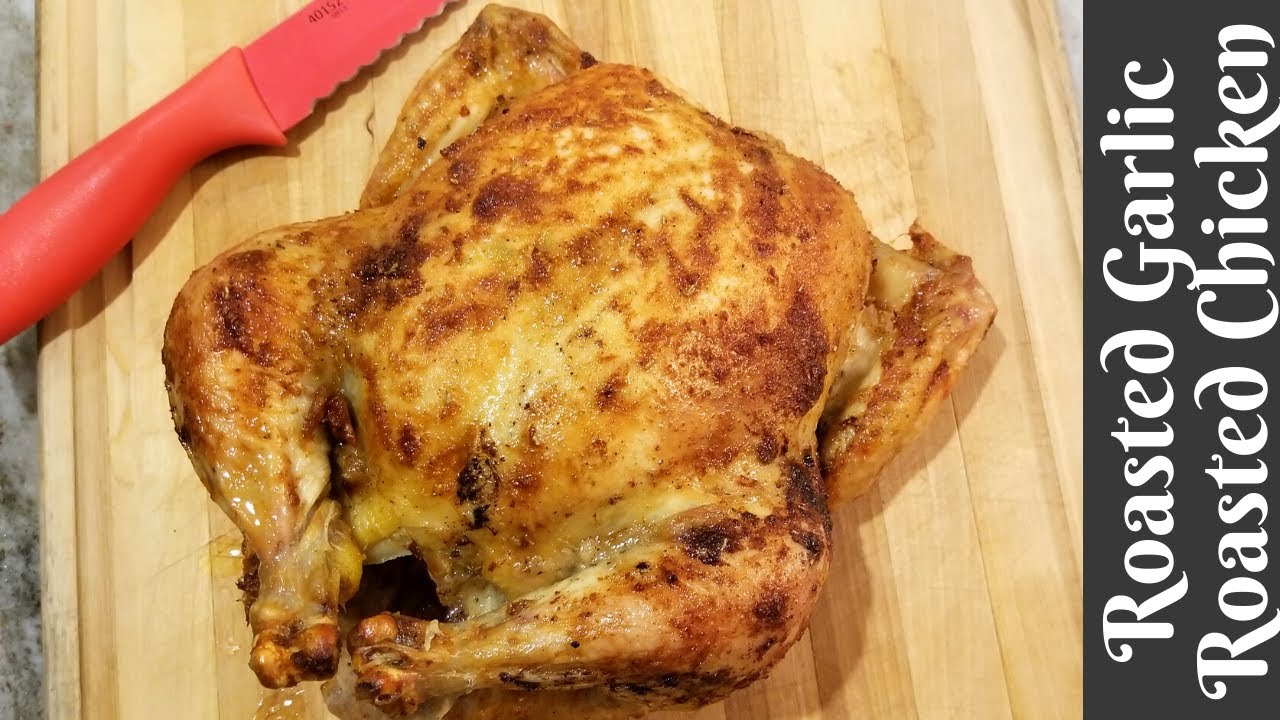 Oven Roasted Garlic Chicken | Whole Roasted Chicken | Keto Recipe