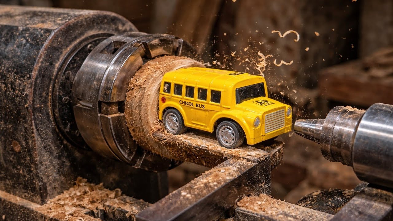 Resin Art Experiment | Mini Car Locked Inside Wooden Glass