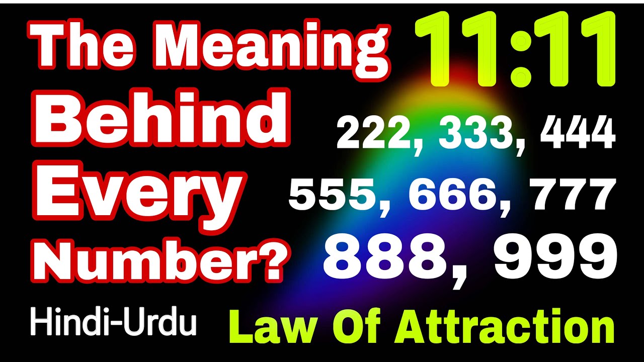 Hindi-Urdu | Why You See Repeated Numbers Everywhere? | The Meaning Behind Every Number