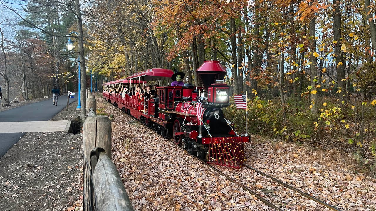 The 2024 Halloween Train at the Essex County Turtle Back Zoo Railroad