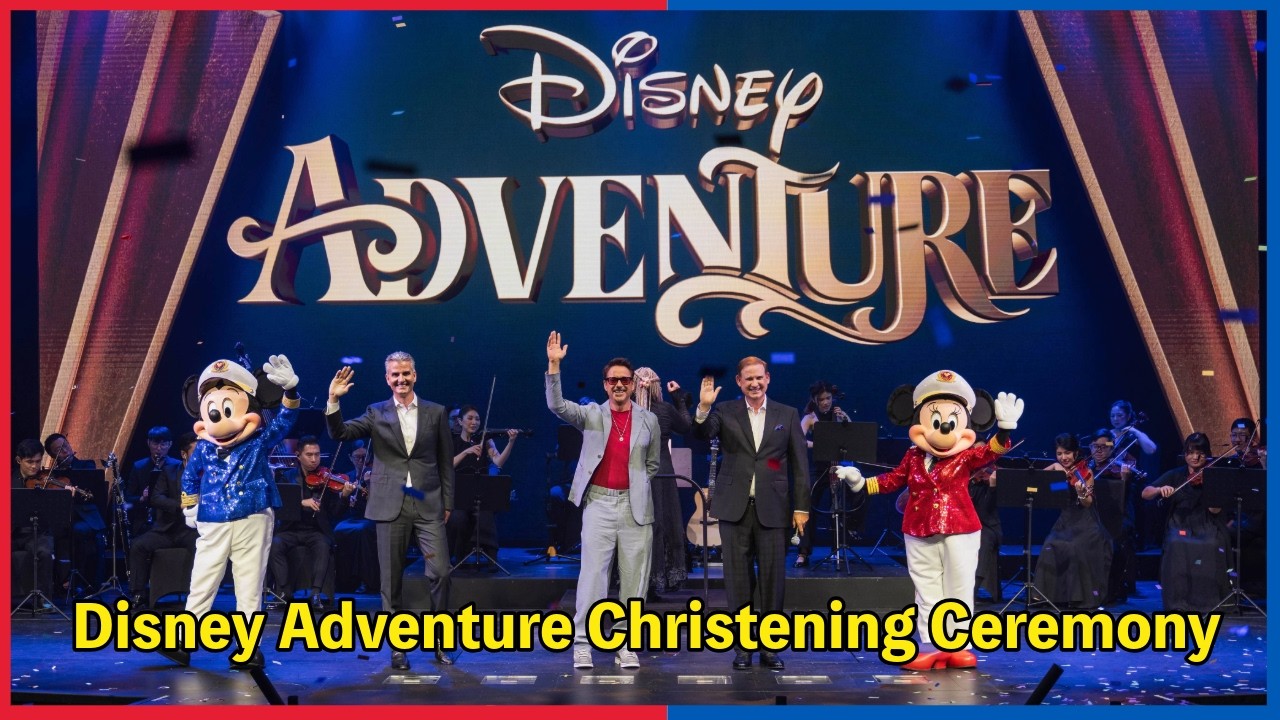 【Disney Adventure】ディズニー・アドベンチャー命名式｜ロバート・ダウニーJr.登場！シンガポールで華やかなセレモニー