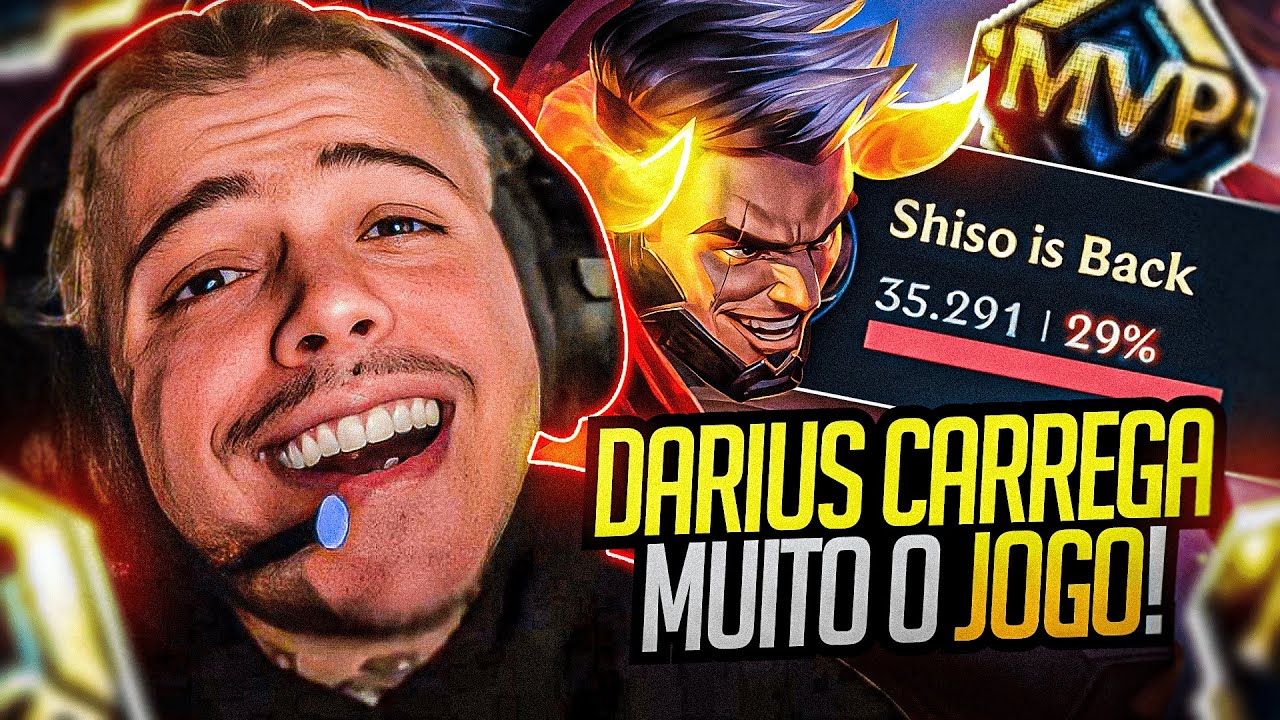 DARIUS REALMENTE CARREGA JOGO!