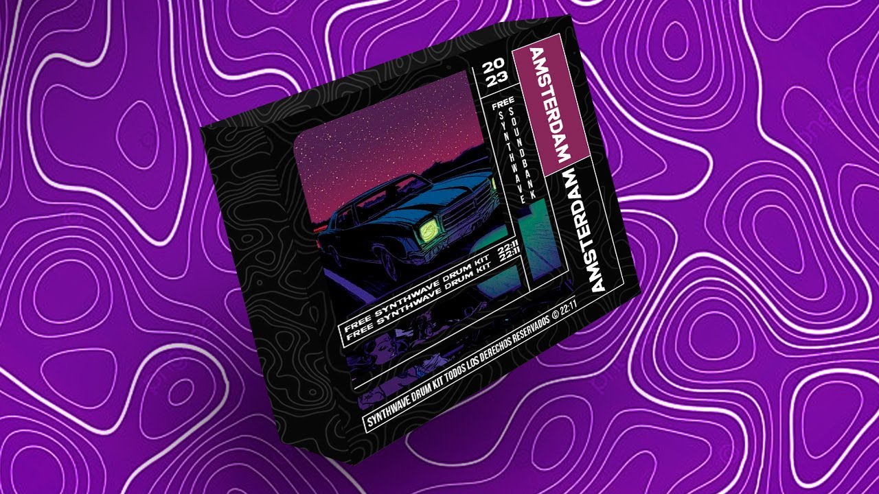 (FREE) SYNTHWAVE Drum Kit 2026 ''&Aacute;MSTERDAM'' 🇳🇱