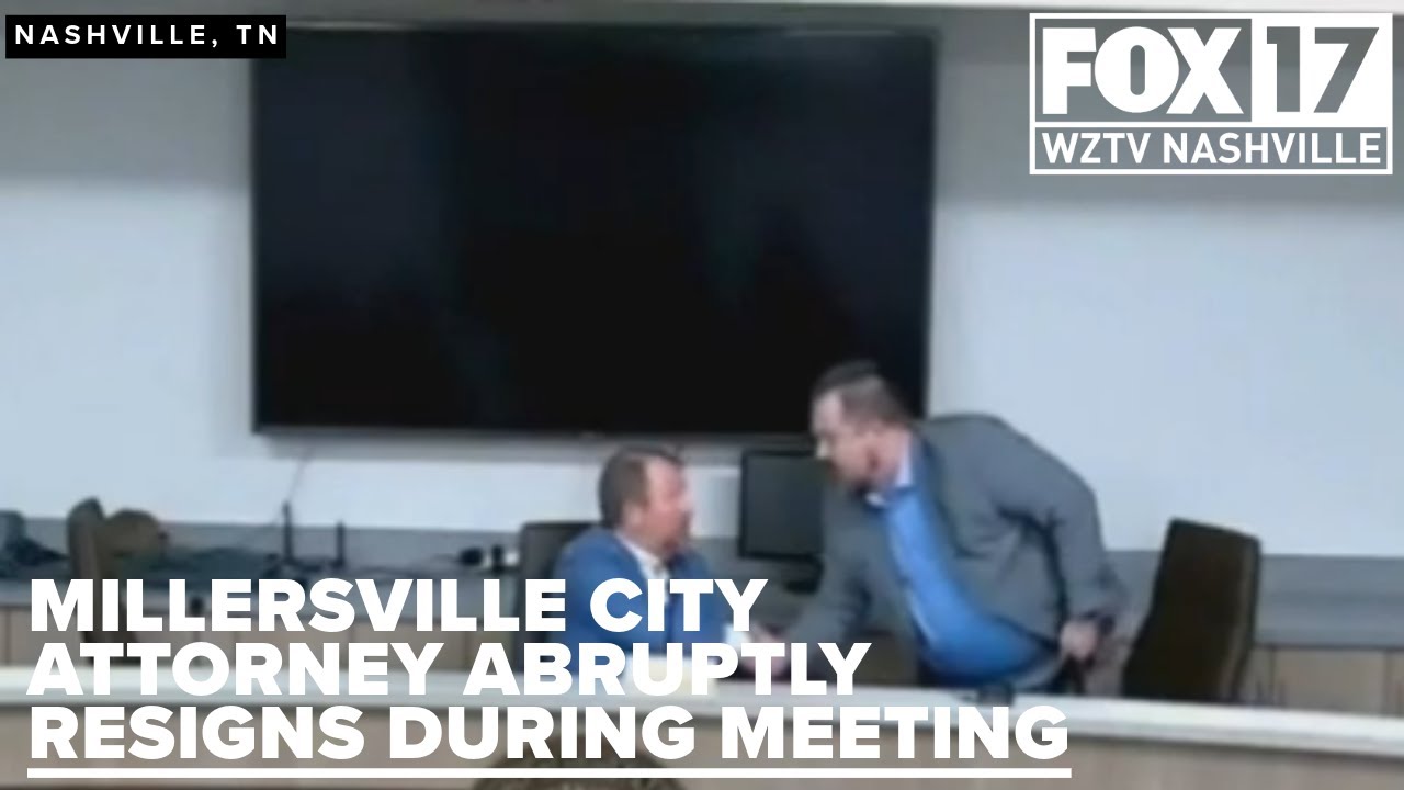 Millersville City Attorney Resigns During Meeting