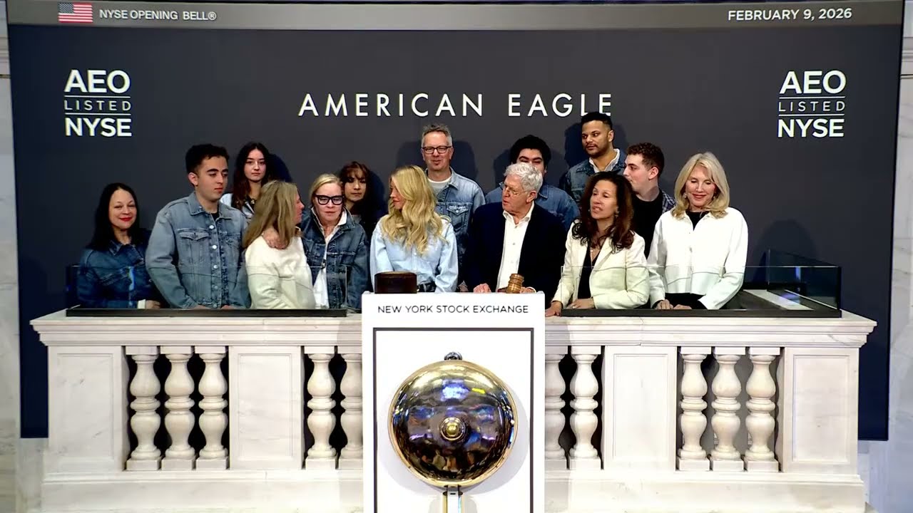 The NYSE welcomes American Eagle Outfitters, Jay Schotten, and Sydney Sweeney