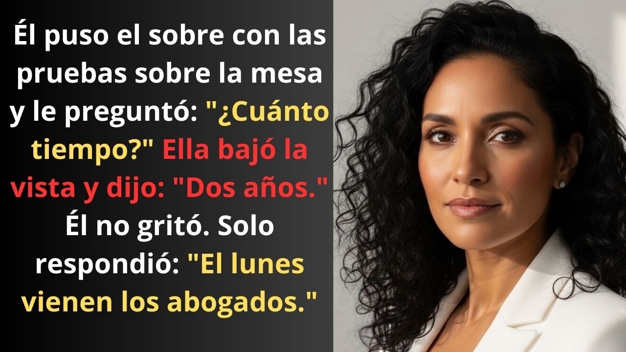 Ella confesó 