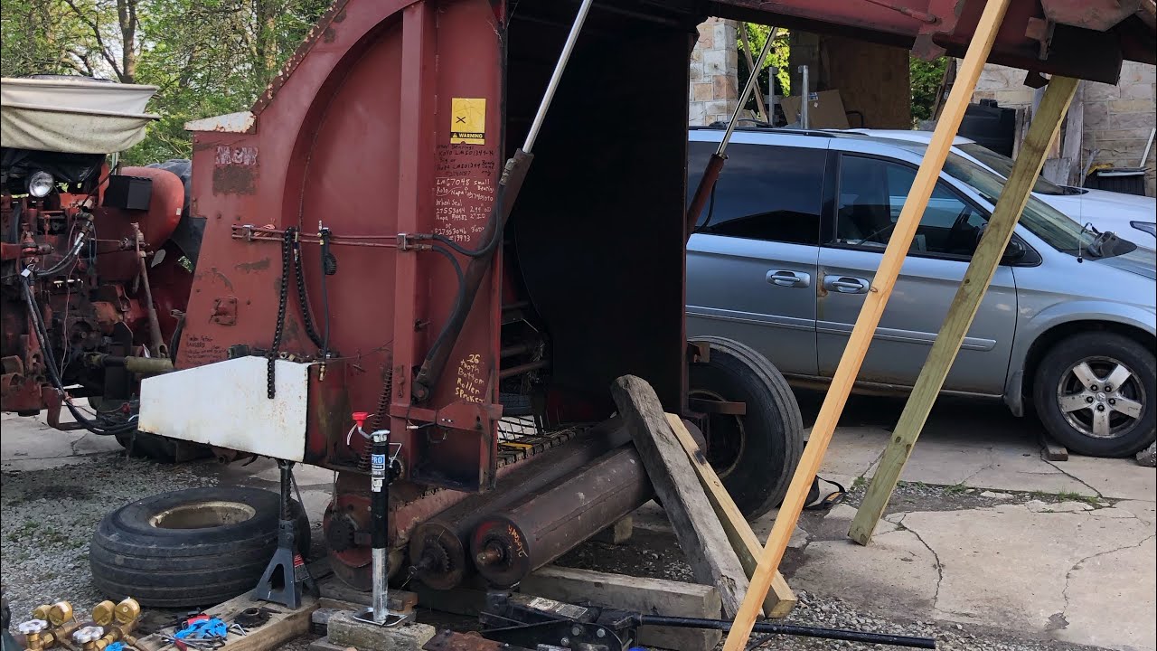 Заменена звездочка на заднем нижнем катке M&W 1800, такая же, как у Krone 181. Аналогично MW1500,...