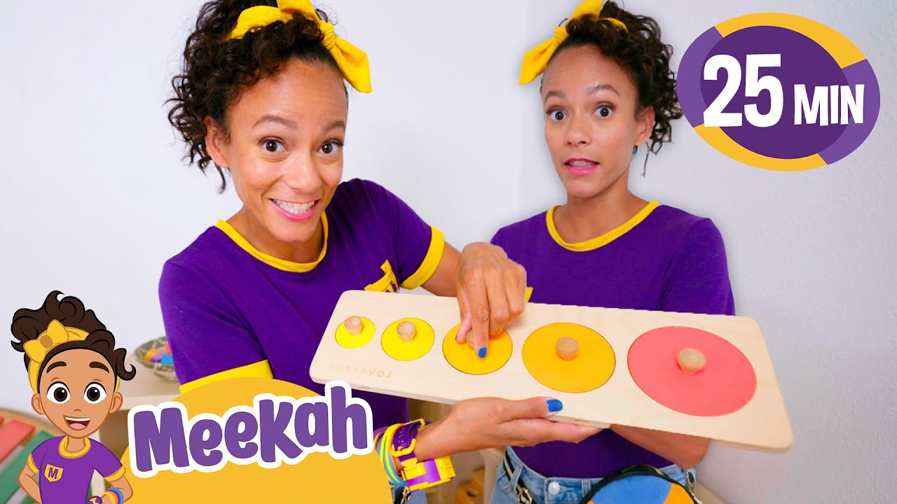 Meekah Plays with Colorful Toys | BEST OF MEEKAH! | Learn Colors and Science with Blippi!