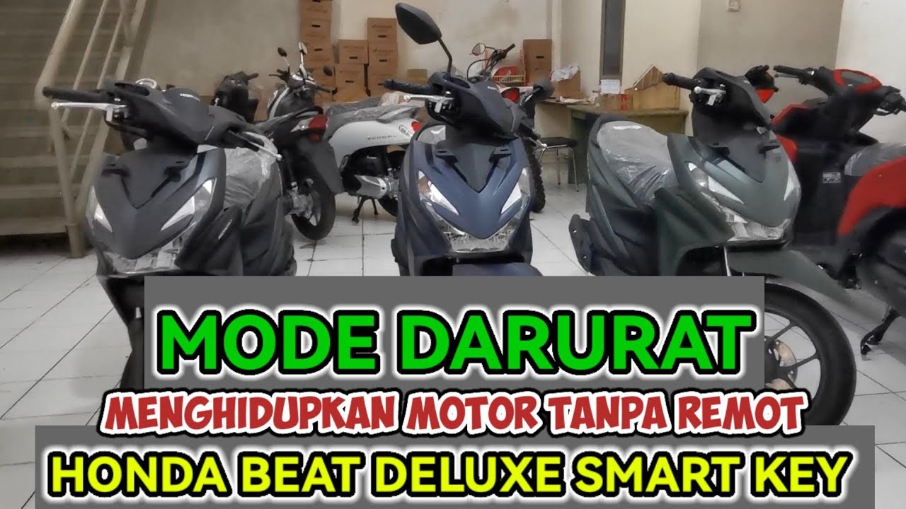 MEMALUKAN‼️CARA MODE DARURAT HONDA BEAT SMART KEY TERBARU