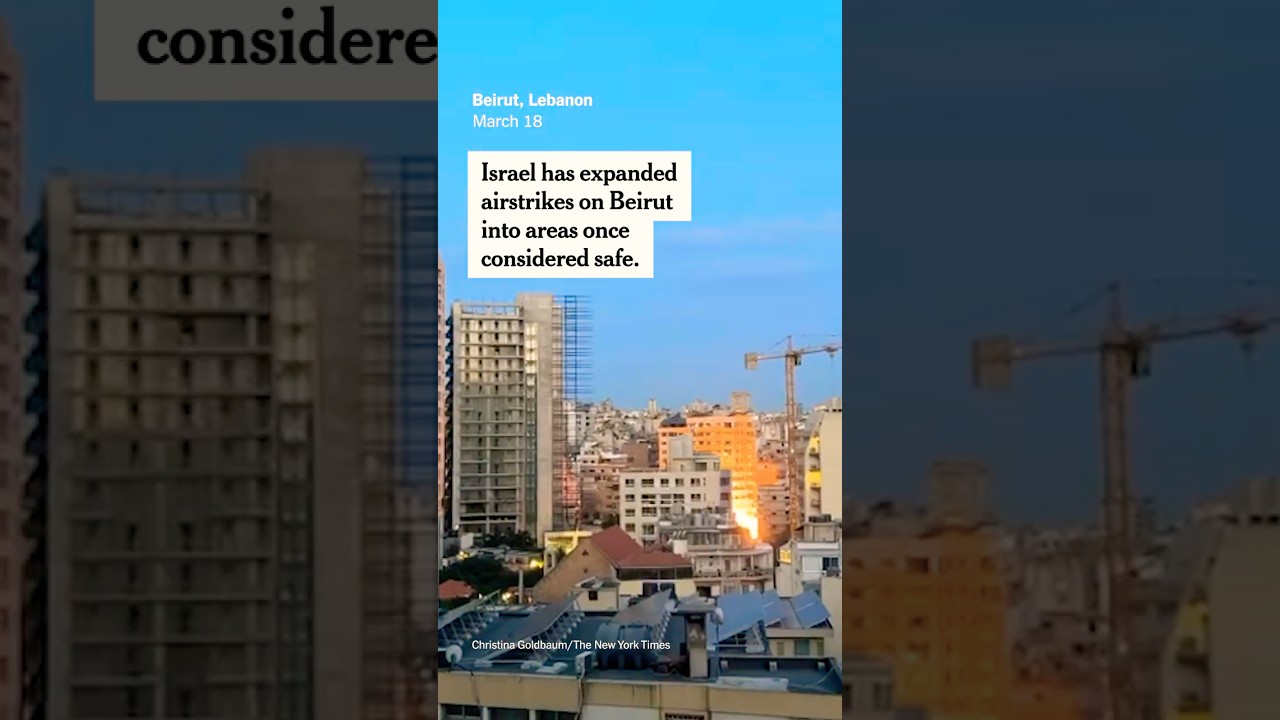 Israel Expands Strikes on Central Beirut