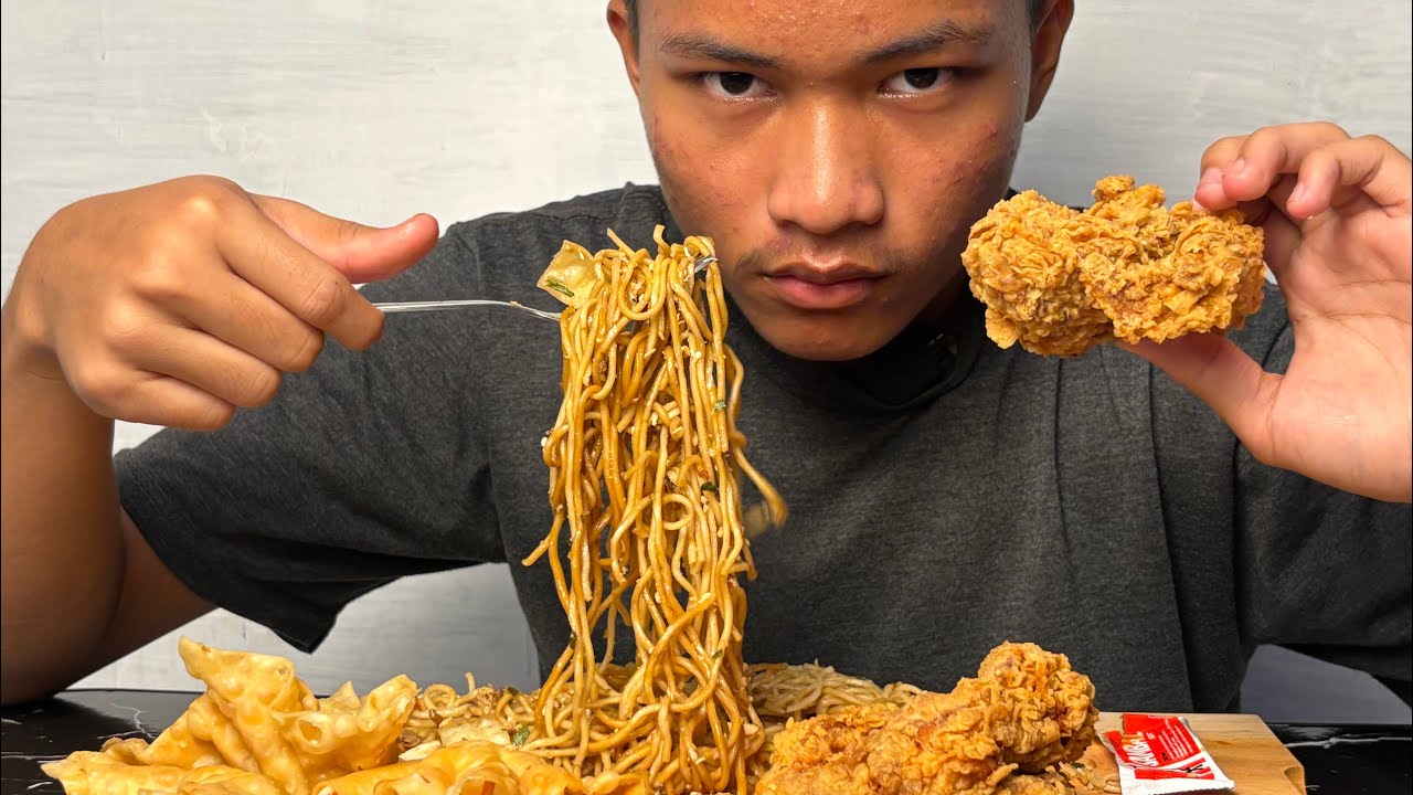 NAGIH! ASMR MIE GACOAN AYAM KFC 