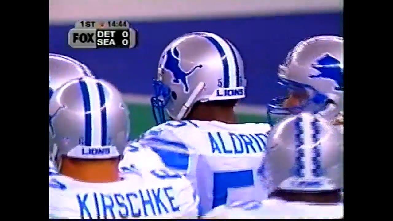 1999 Week 1 - Detroit Lions at Seattle Seahawks