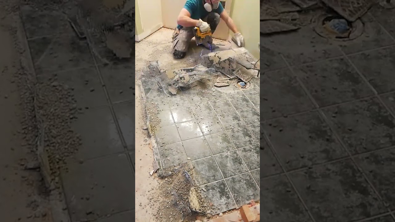 How to Demo a Tiled Floor