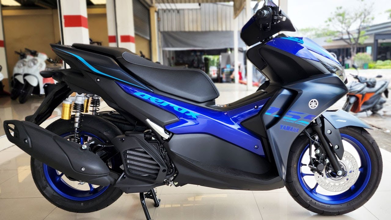 New 2022 Yamaha Aerox 155 ABS Version Icon Blue
