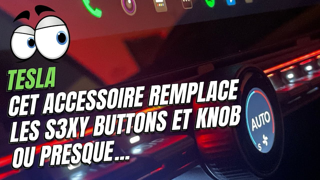 Cet accessoire Tesla combine les S3XY Buttons et le S3XY Knob, ou presque
