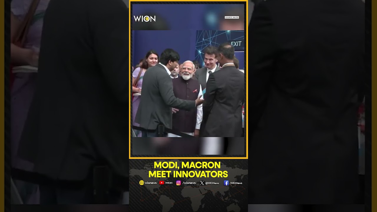 PM Modi, President Macron Meet Innovators After Bharat Innovates Launch | WION Shorts