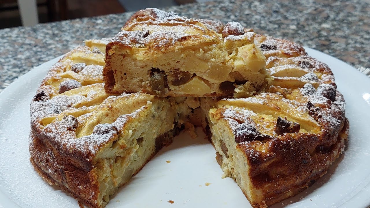 Squisita torta di mele ricotta e fichi (senza zucchero bianco )
