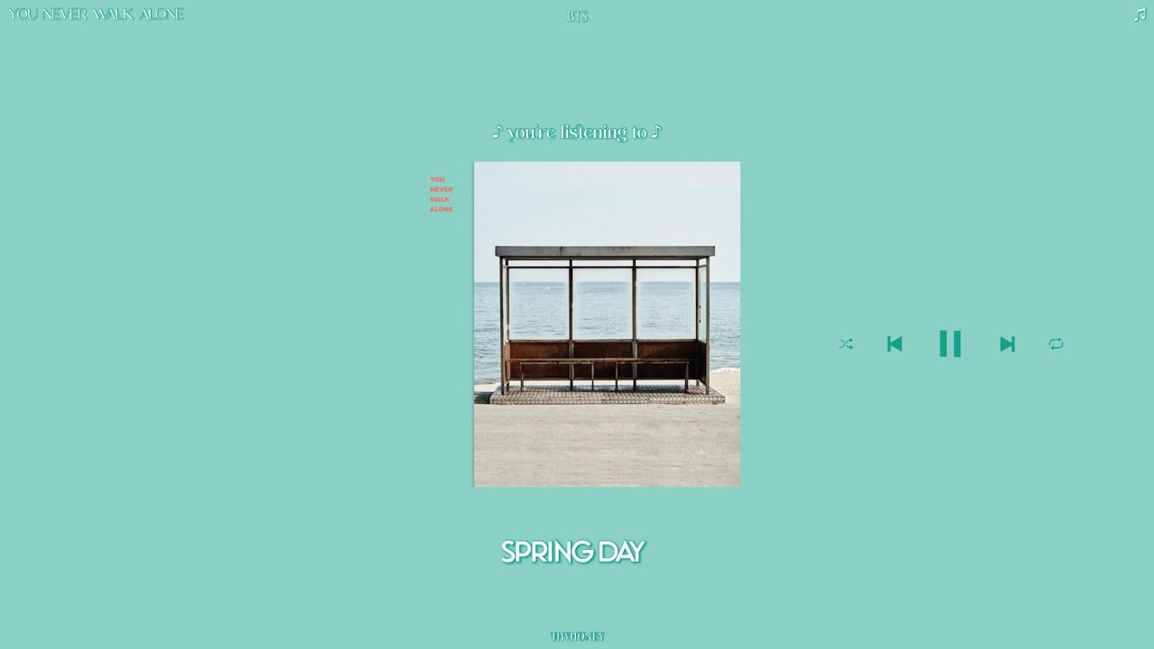 bts - spring day (sped up + reverb)