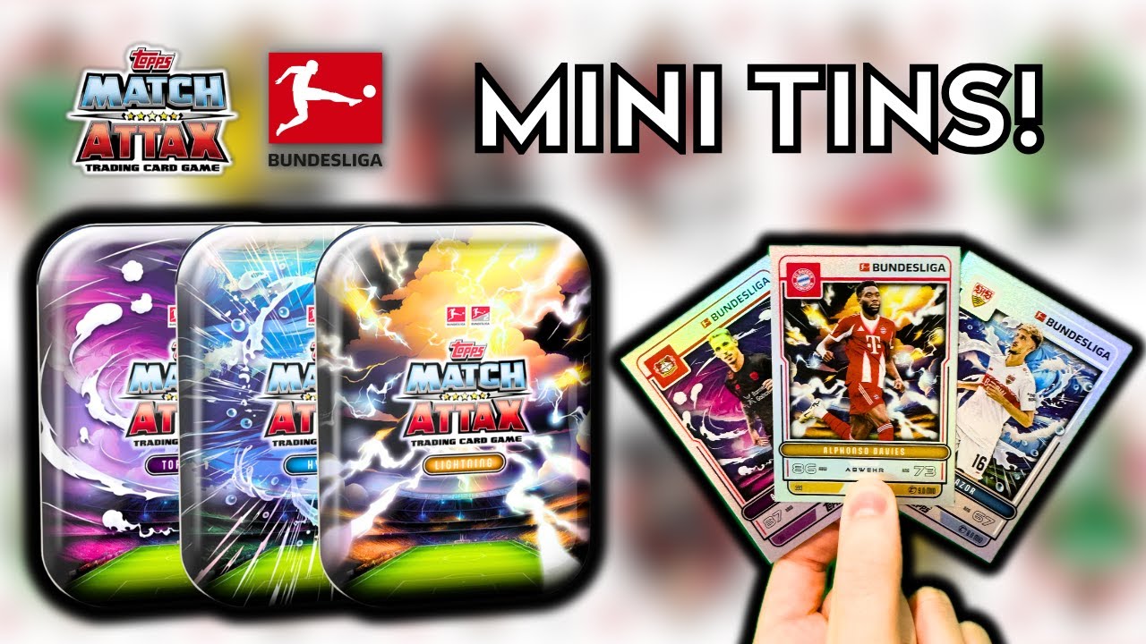 9 EXCLUSIVE CARDS! | TOPPS MATCH ATTAX BUNDESLIGA 2025/26 | ALL 3 MINI TINS OPENING!
