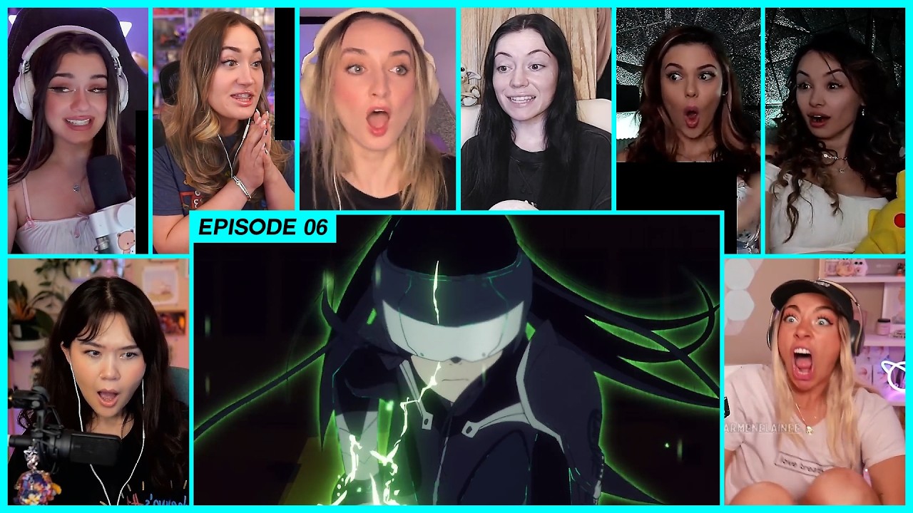 [GIRLS REACT] Mina Ashiro's Unleashed Combat Power | Kaiju No. 8 Ep 6 Girl Reaction Mashup